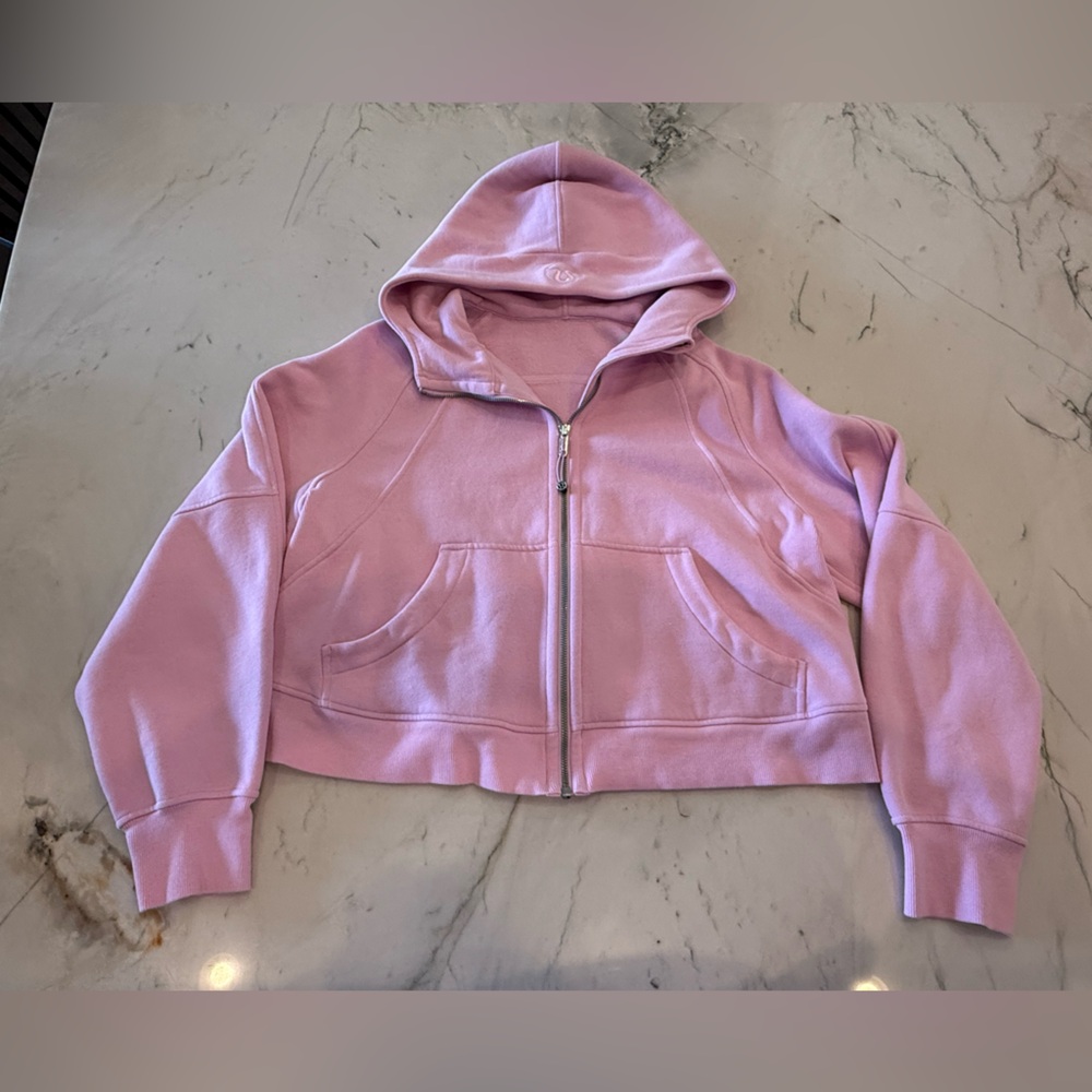 Pink Zip-Up Hoodie